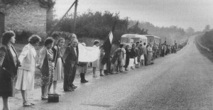 Two million held hands from Tallinn to Vilnius to protest the Soviet occupation of the Baltic states twenty years ago.