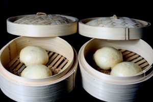 Siopao cost five litai each and go well with the dipping soy sauce. Photo courtesy of Briusly.