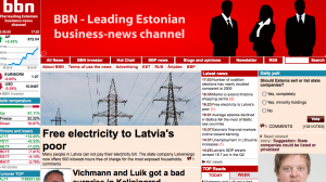 Äripäev editor-in-chief Meelis Mandel said Baltic Business News' profit margin is the same color as its header.