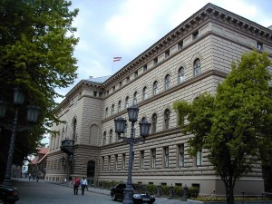 At his speech at the Saeima yesterday Latvian Prime Minister Valdis Dombrovskis said the government would try to limit its budget deficit to 10 percent instead of the 13 percent it negotiated with the IMF in August. Photo by J. Sedols.