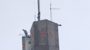 The man has been atop Riga's Shroud Bridge since 2 p.m. Tuesday. Photo by Mike Collier.