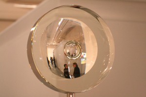 "Glass Object" a concave decoration by Czechoslovak artists Václav Cigler. Photo by Nathan Greenhalgh.