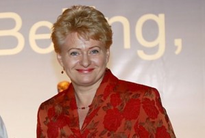 Lithuanian President Dalia Grybauskaitė's Facebook profile picture.