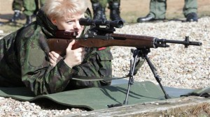 President Dalia Grybauskaitė is militant that Lithuania needs to prepare for the worst. Photo by presidents service.