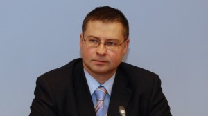 The unpopular budget has severely strained Prime Minister Valdis Dombrovskis' coalition. Photo by Aivis Freidenfelds, State Chancellery.