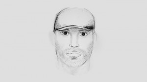 The updated police sketch of the Toompark killer.