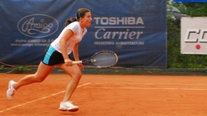 Latvian tennis player Anastasija Sevastova is already out of the singles competition but may fare better in doubles.