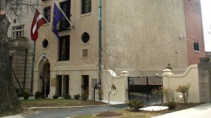 The new Latvian embassy in Washington, D.C., located at 2306 Massachusetts Ave on Sheridan Circle.