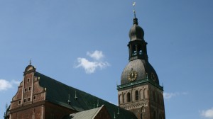 Construction on the Riga Cathedral began in 1211, and it remains a prominent part of the Old Town cityscape. Photo by Nathan Greenhalgh.