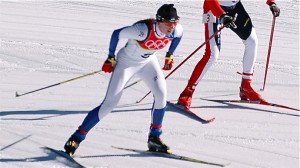 Kristina Šmigun-Vähi earned Estonia's first medal at the Vancouver Olympics Monday in the 10 km cross-country race.