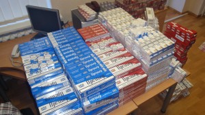 Police found more than €63,000 worth of cigarettes in the unliscensed factory.